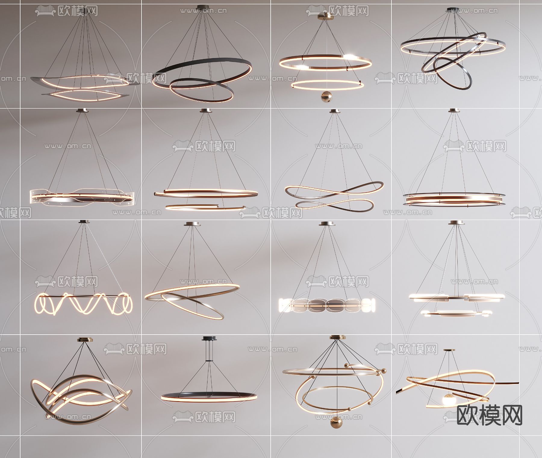 艺术吊灯 大厅吊灯3d模型下载