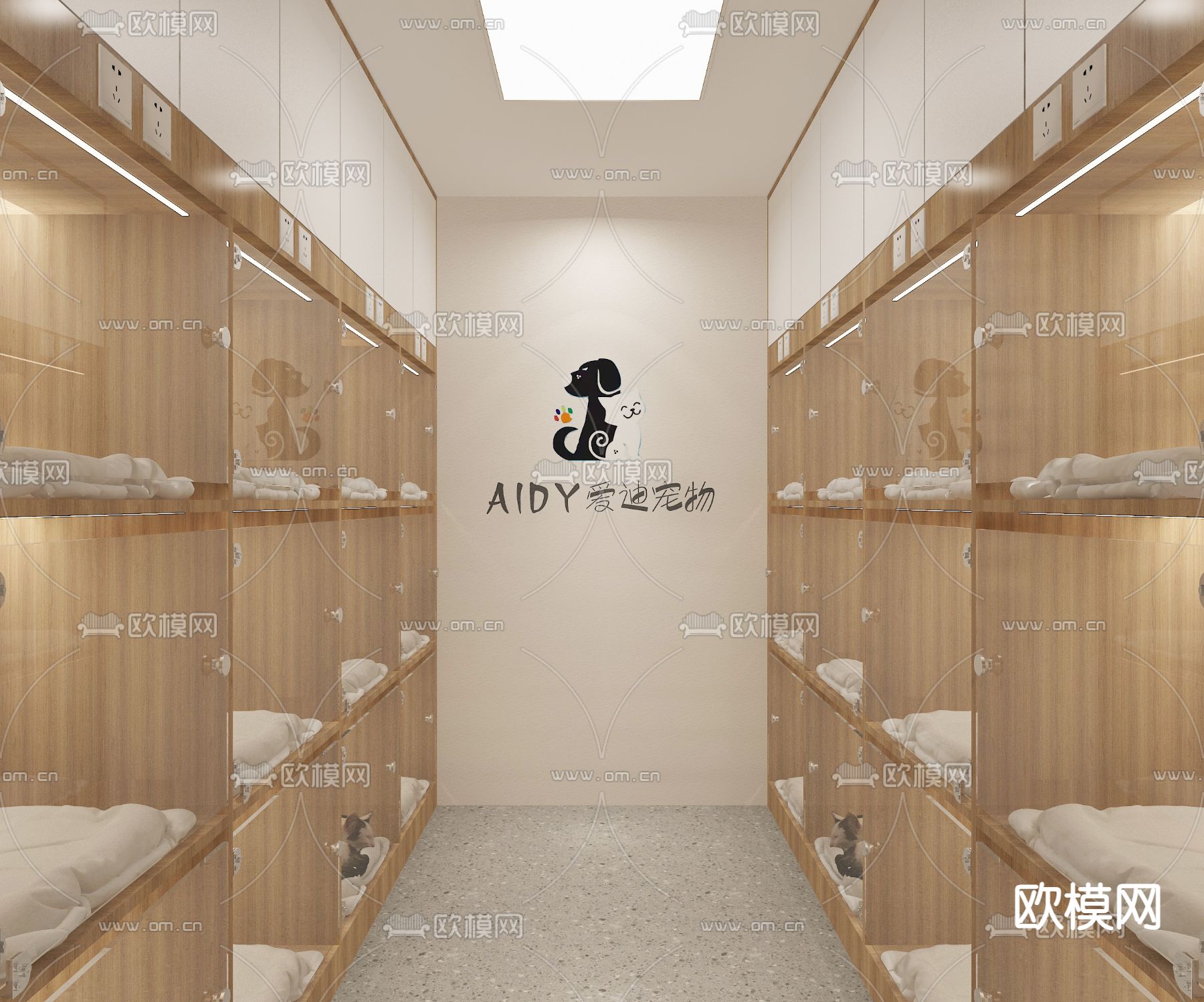 现代宠物店 宠物医院3d模型下载（渲染图4）