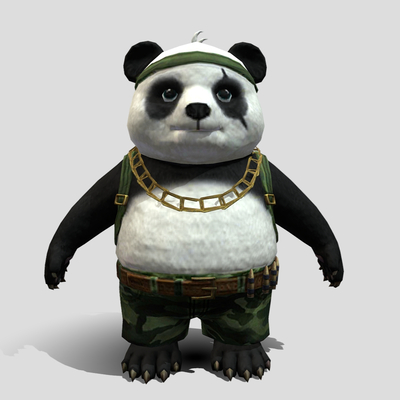  熊猫玩偶 熊猫公仔 可爱熊猫玩具su模型 