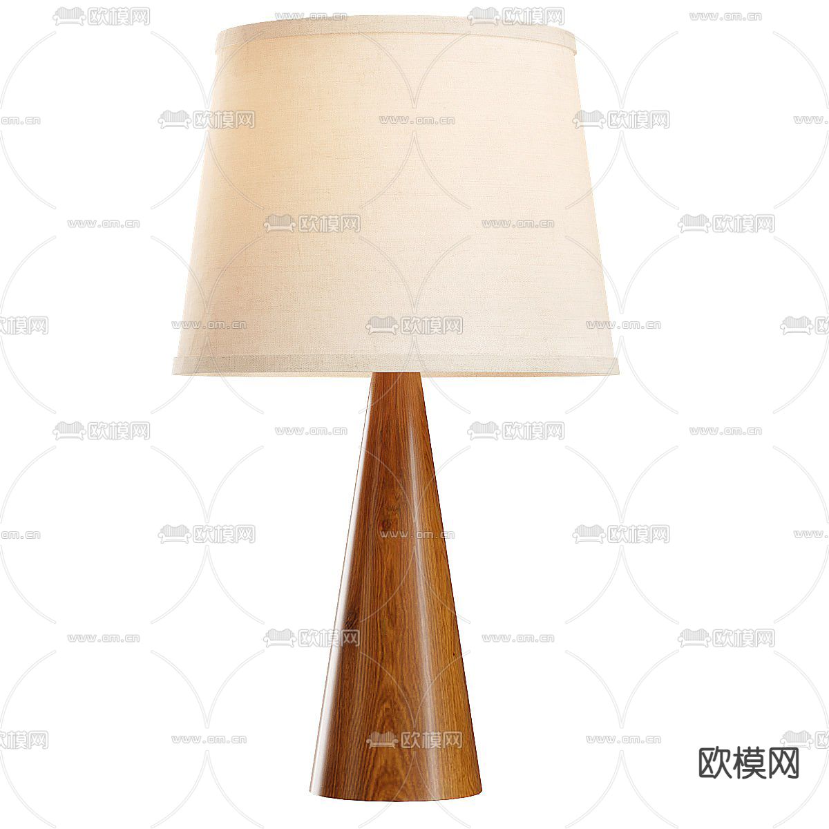 中古风台灯3d模型下载