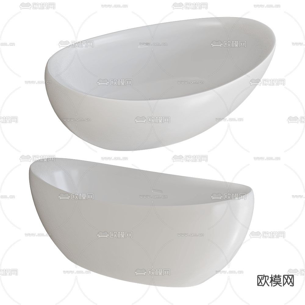 ABBER 浴缸3d模型下载（渲染图1）