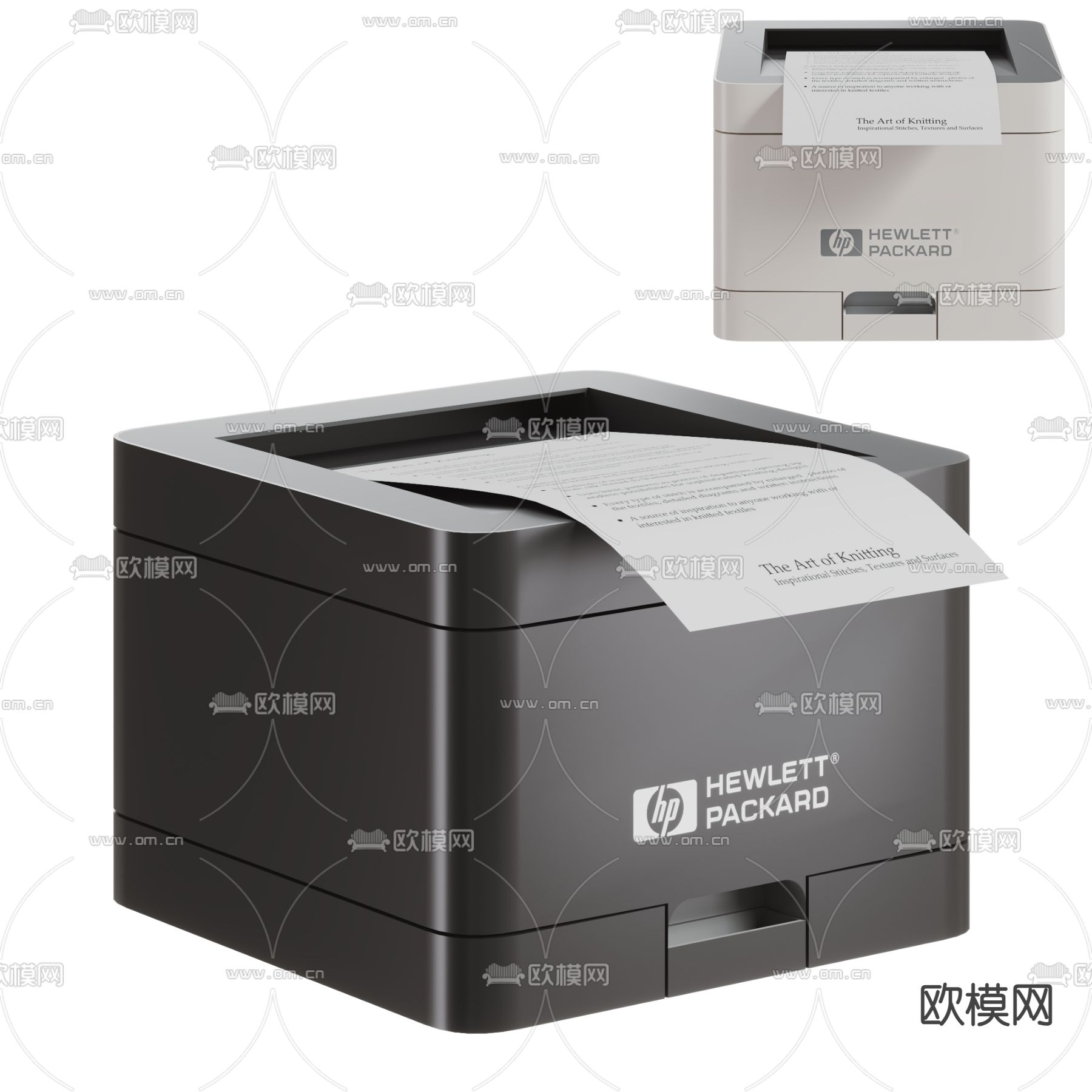 惠普打印机3d模型下载