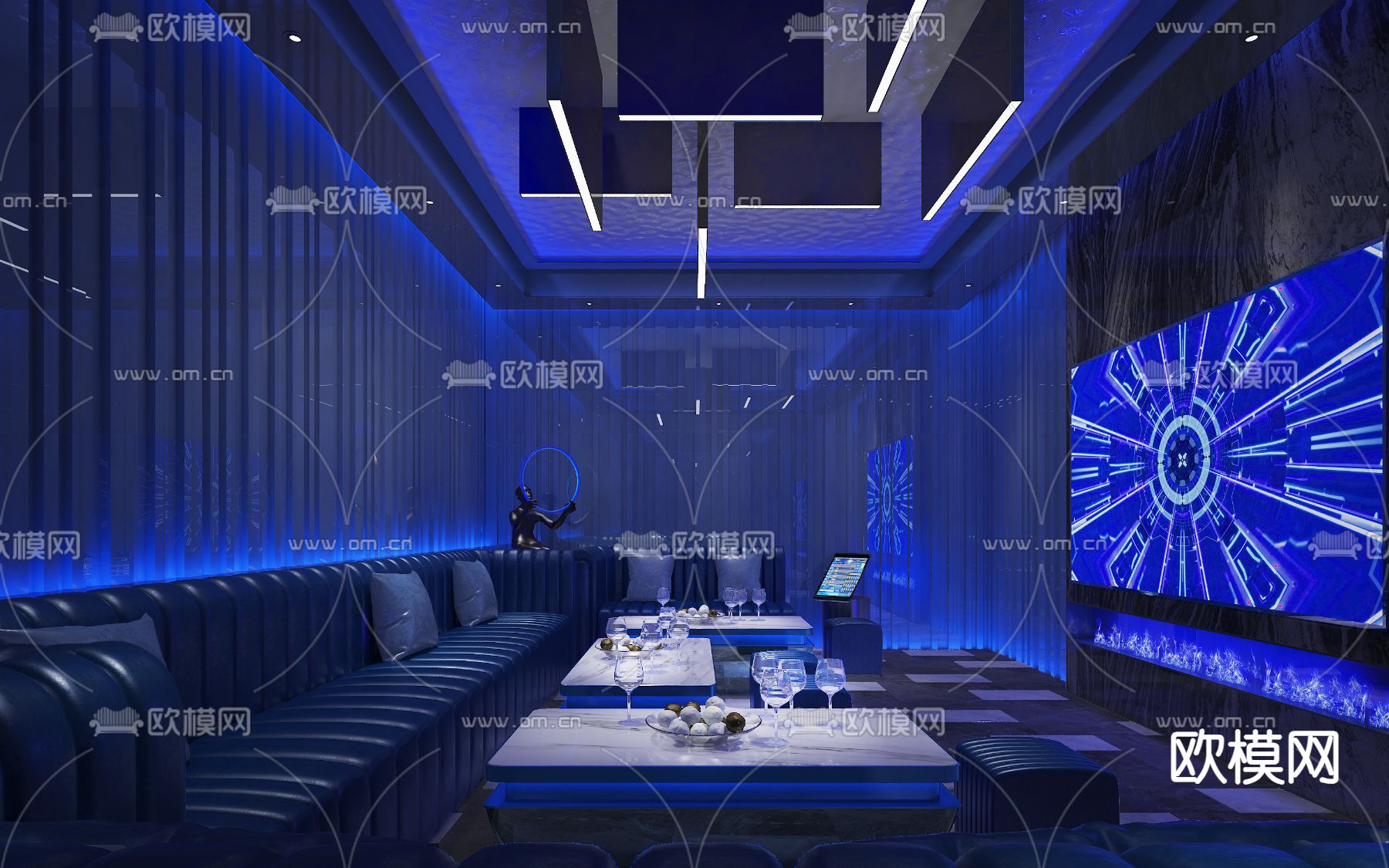 KTV包房3d模型下载