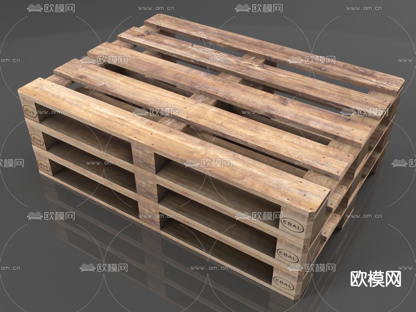 木托盘 支架3d模型下载