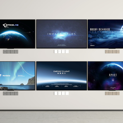  显示屏 电视机 屏幕su模型 