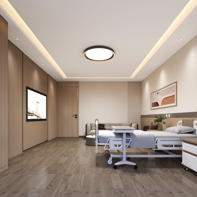  医院疗养病房su模型 