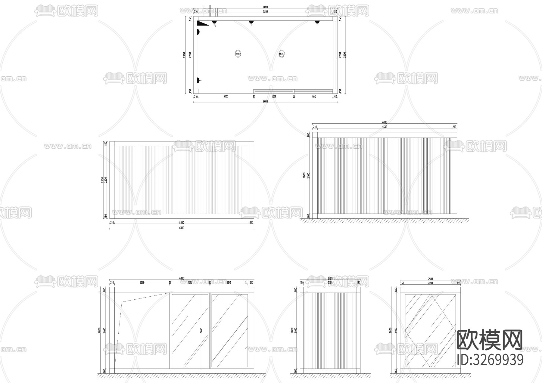 14营地集装箱cad立面图下载