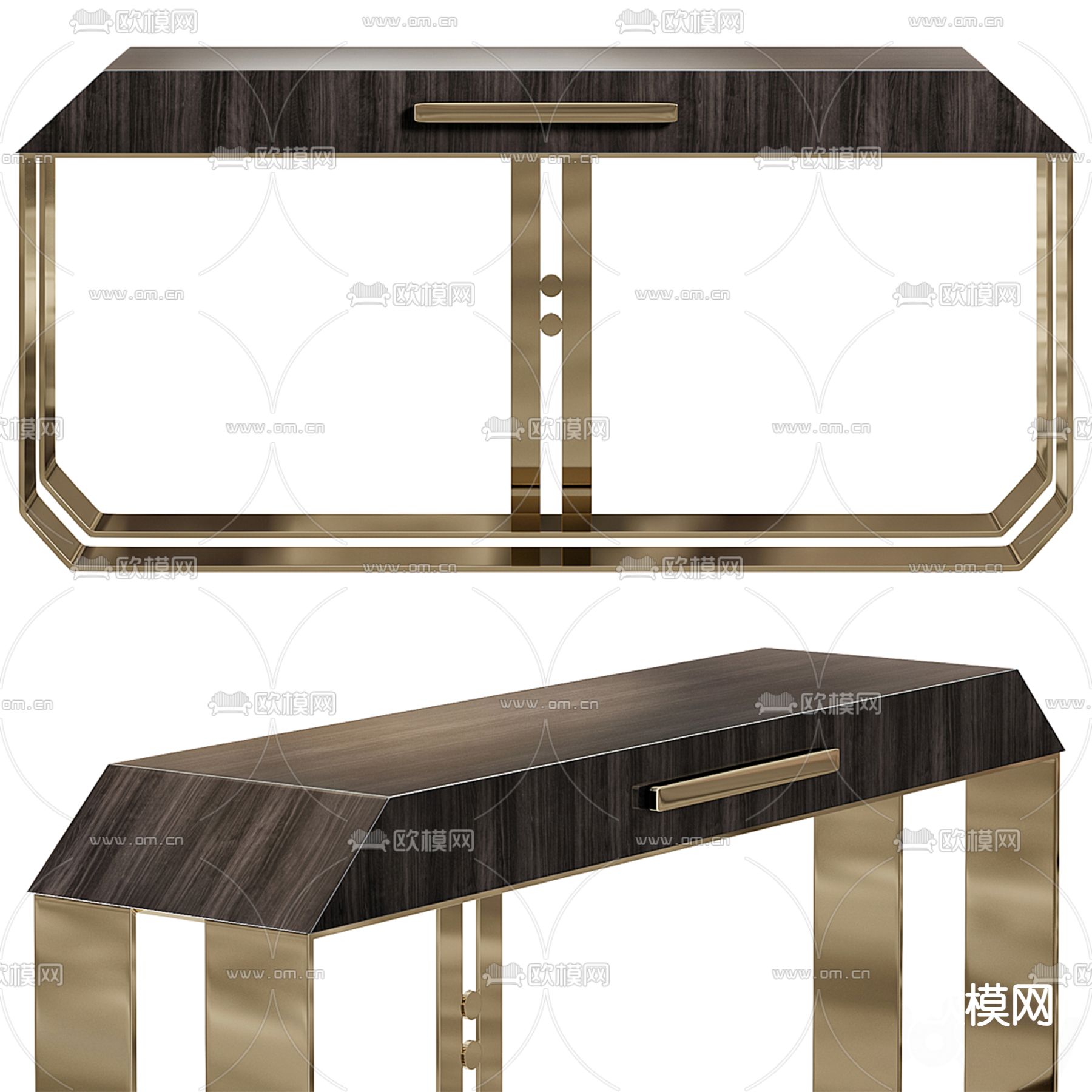 Giorgiocollection 轻奢茶几3d模型下载（渲染图1）