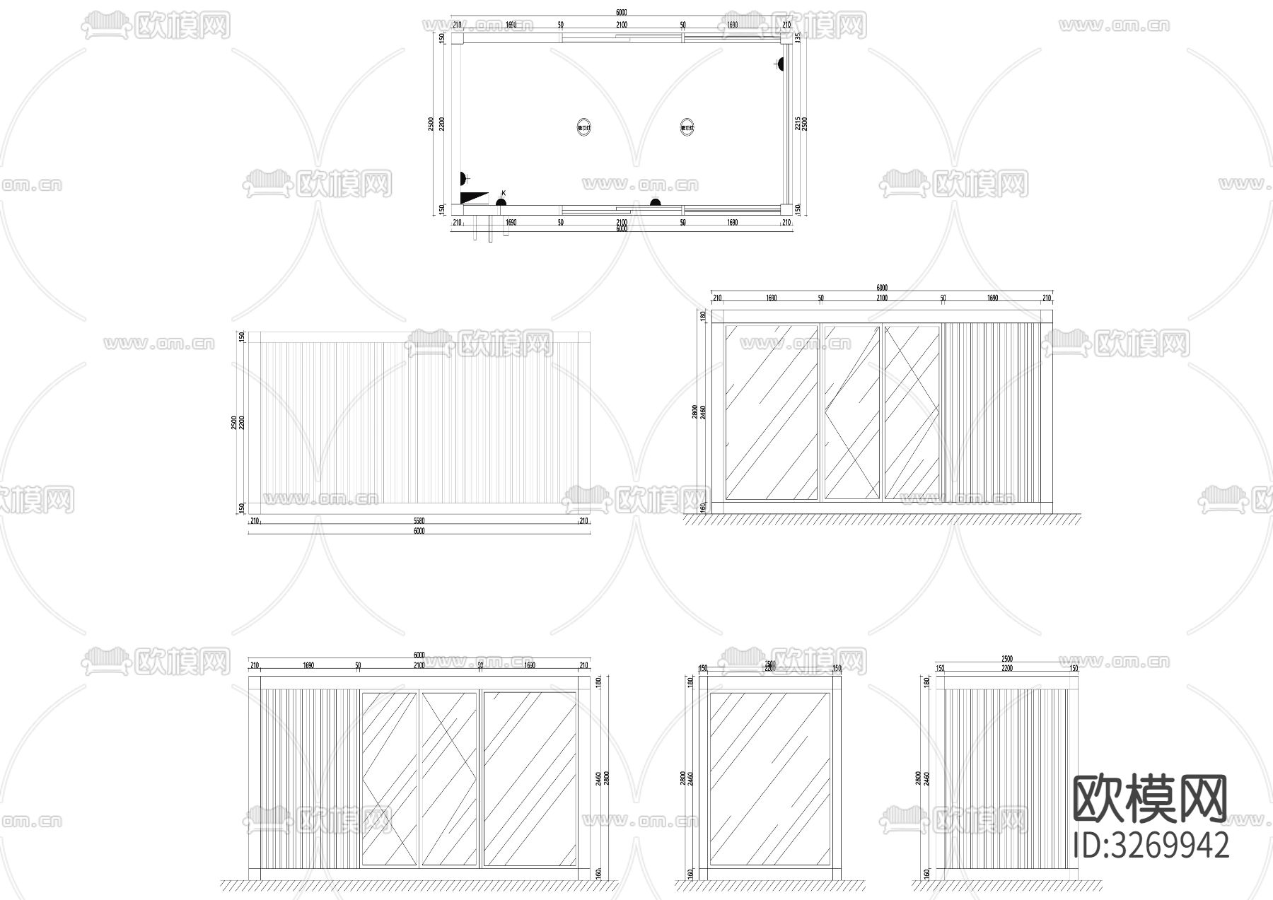 15营地集装箱cad立面图下载