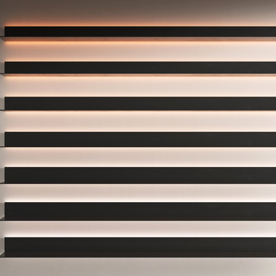 长条壁灯 线型灯su模型