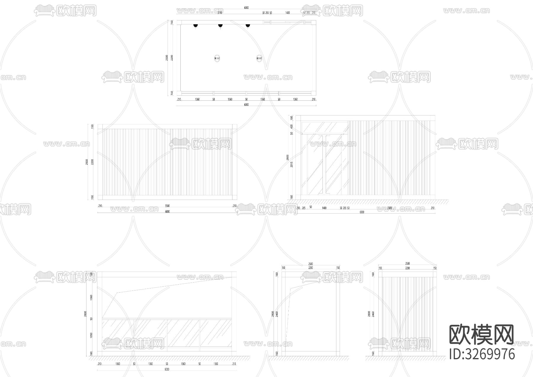20营地集装箱cad立面图下载