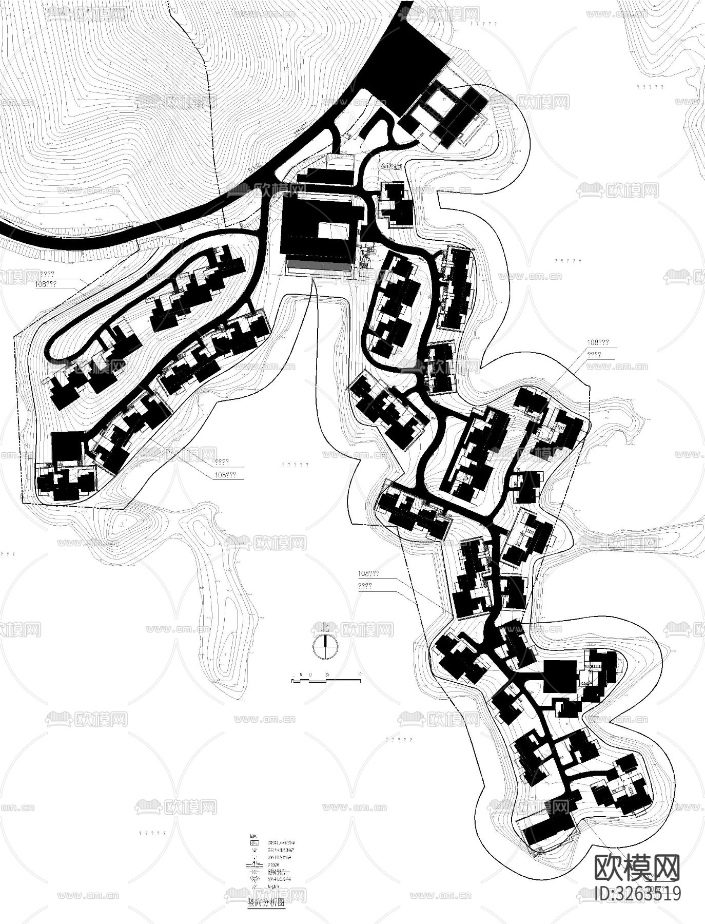 最美民宿乡村cad平面图下载（渲染图9）