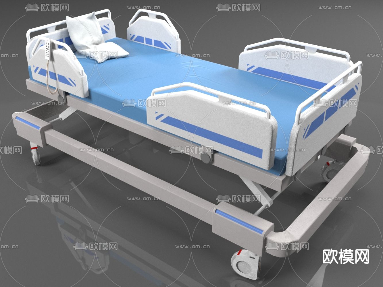 医院病床 病房 医疗器材3d模型下载