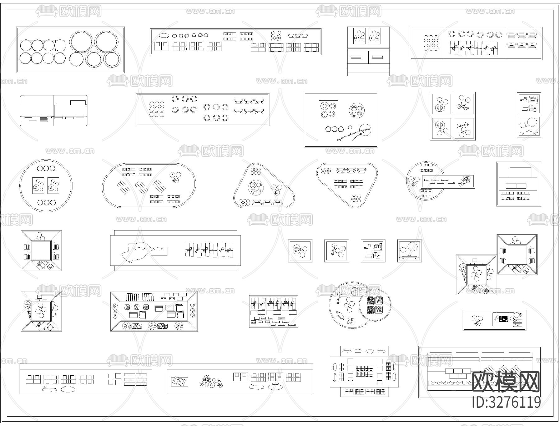 展台货架CAD图库下载（渲染图5）
