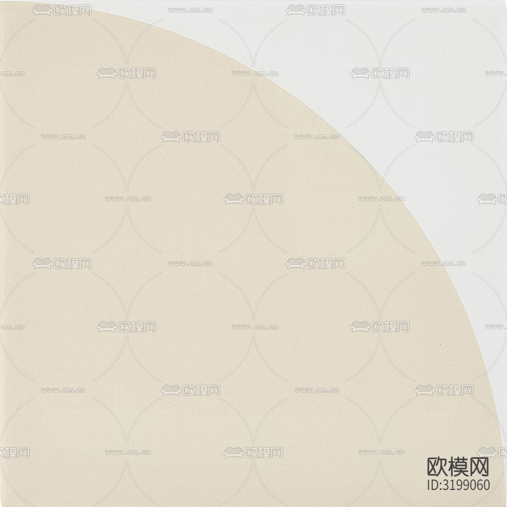 现代简约花砖下载（渲染图3）