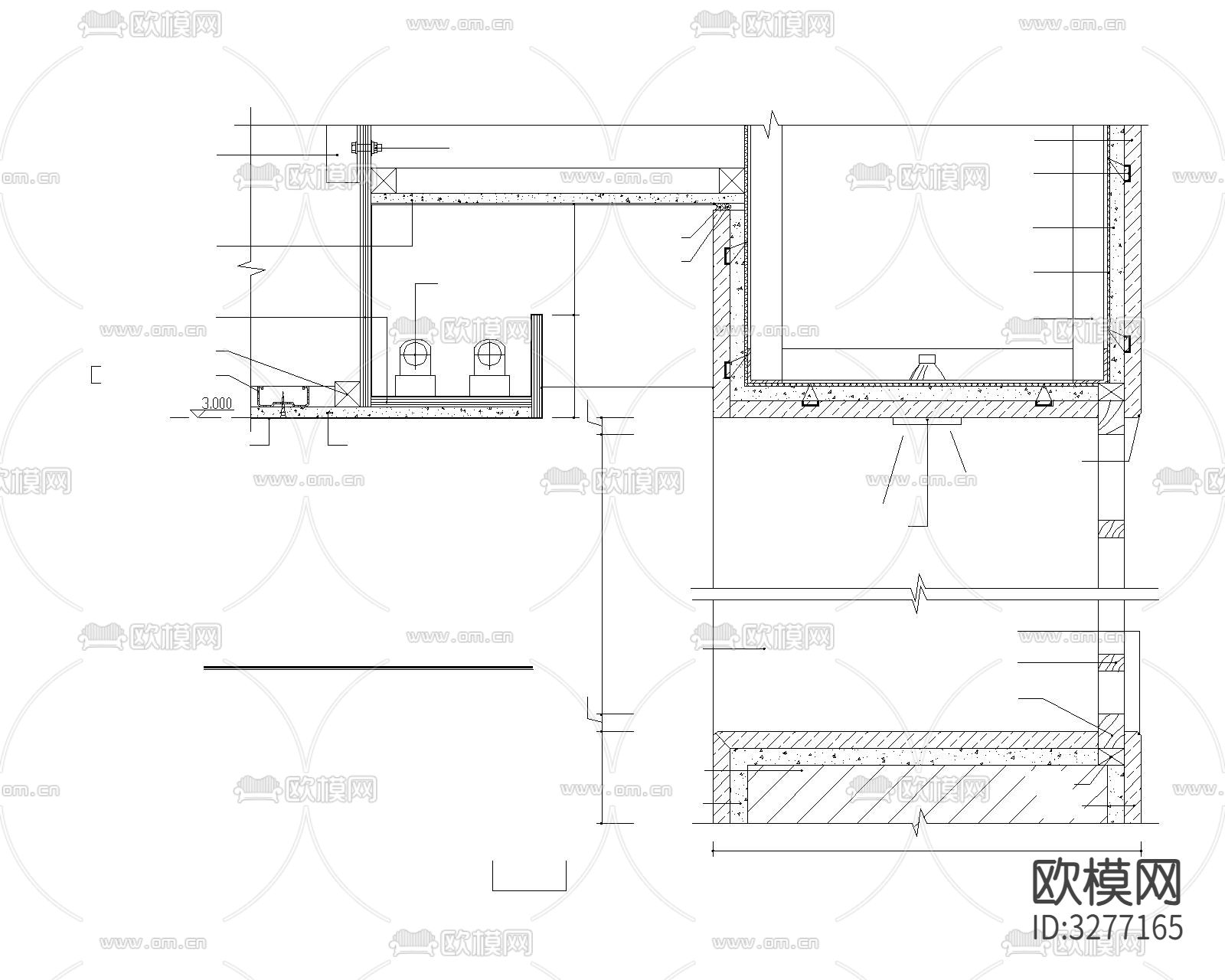 新升级墙身cad大样图下载（渲染图6）
