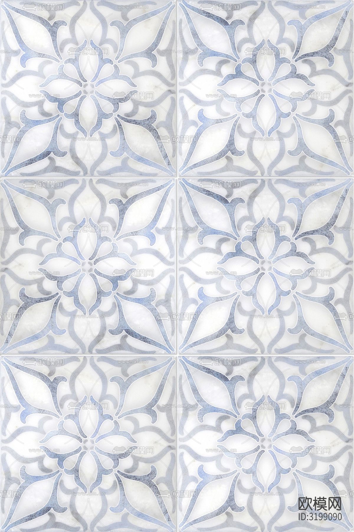 白色花砖下载