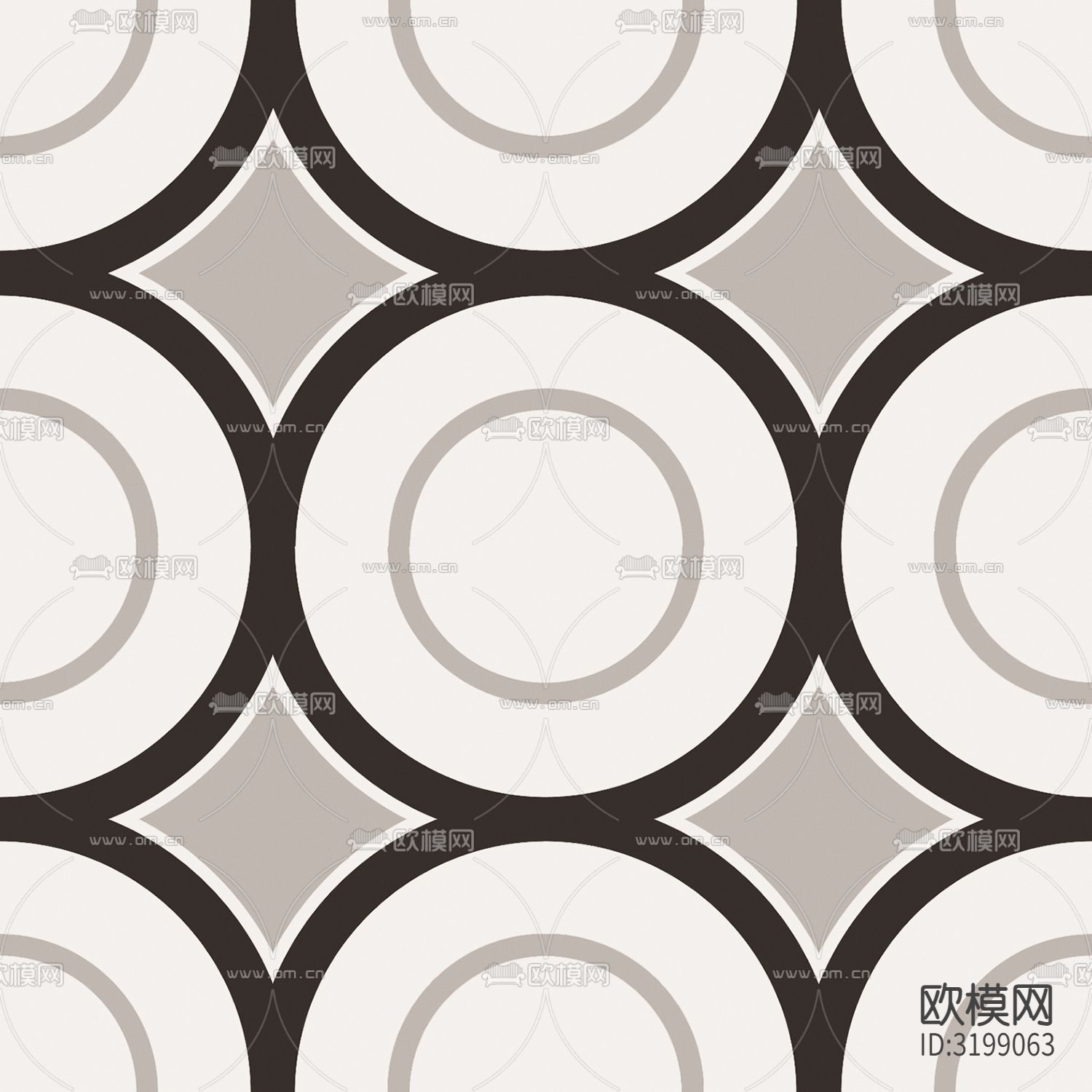 灰色现代简约花砖下载