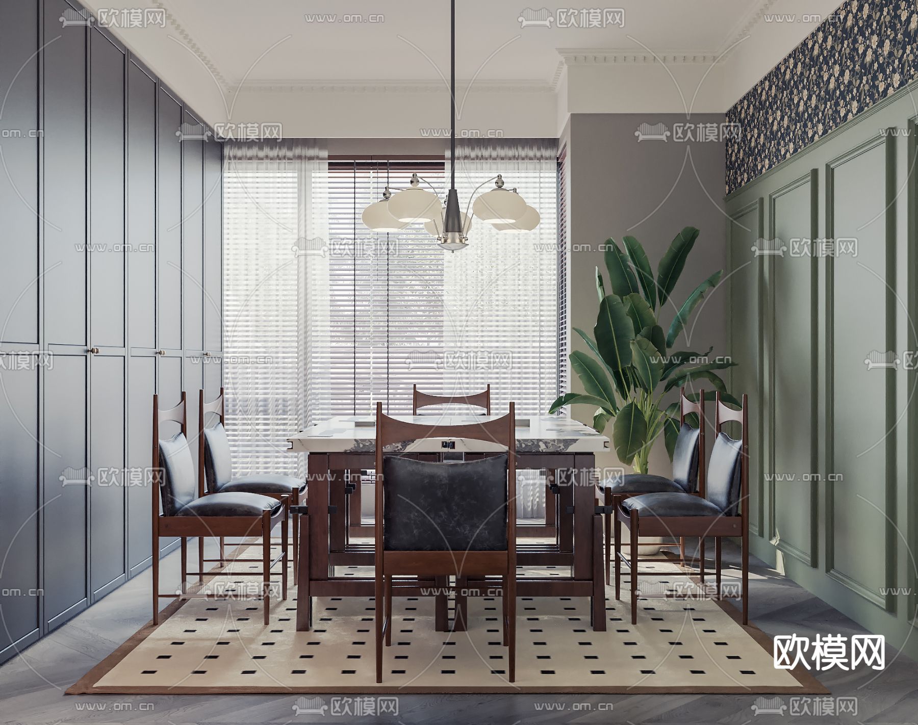 中古风剧本杀 游戏室3d模型下载