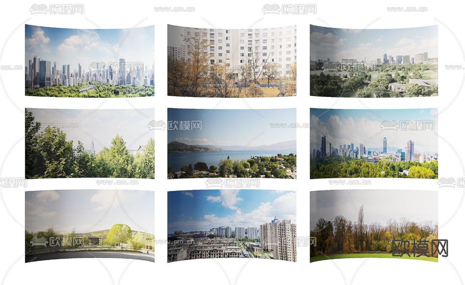 外景3d模型下载_ID15245245_3dmax免费模型-欧模网