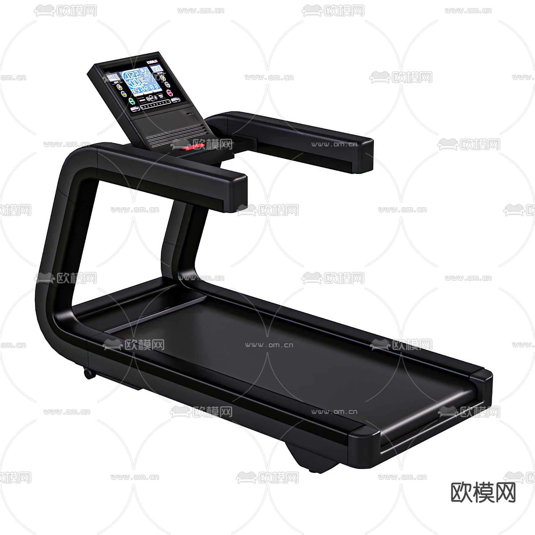 健身器材 跑步机3d模型下载