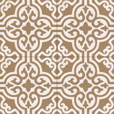  黄色现代简约花砖 