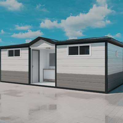  公共卫生间 移动厕所su模型 