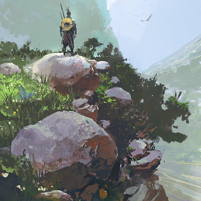  现代风格装饰画 卡通画贴图 