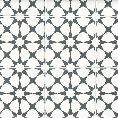  白色花砖石材拼花贴图 