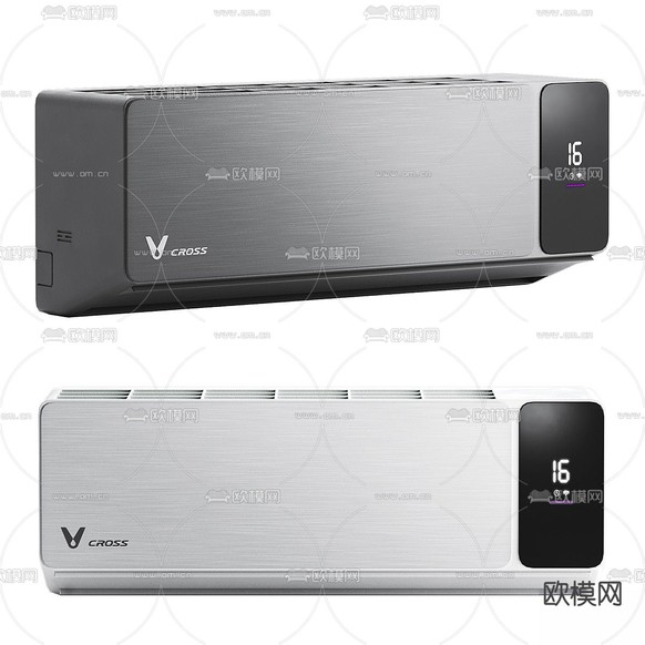 空调3d模型下载(渲染图2)