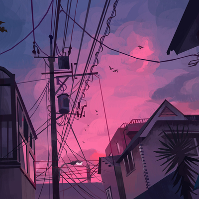  风景装饰画贴图 