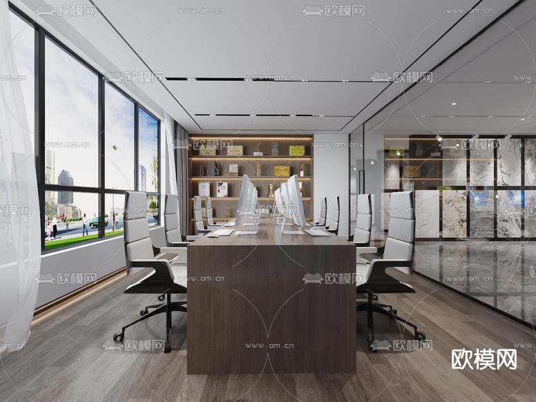 水电工艺展厅3d模型下载(渲染图3)
