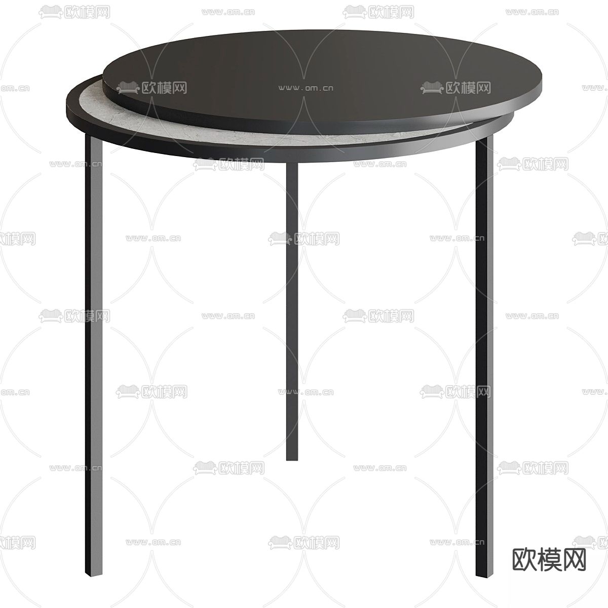 WELL 咖啡桌3d模型下载（渲染图3）