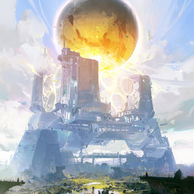  卡通游戏 风景装饰画贴图 