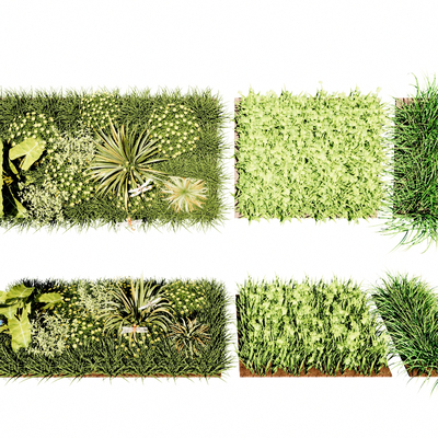  草坪 草皮植被 景观草su模型 