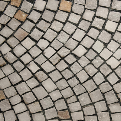  灰色花园路透水砖园林砖贴图 