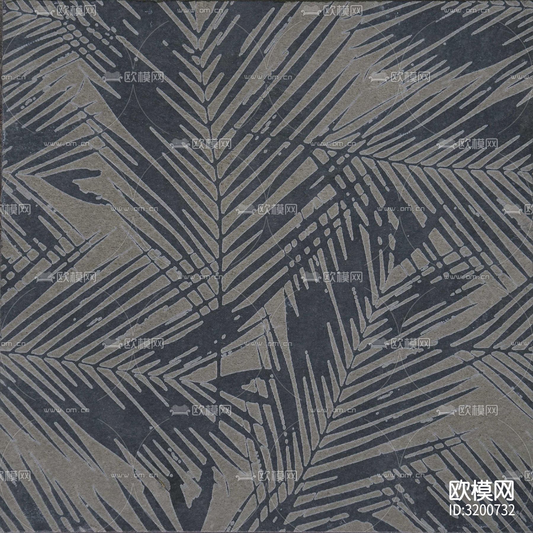 灰色凹凸艺术花砖贴图下载