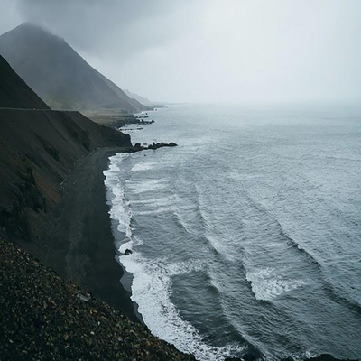  风景装饰画 海浪贴图 