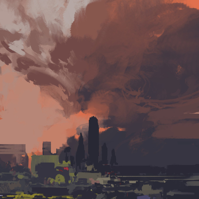  风景装饰画贴图 