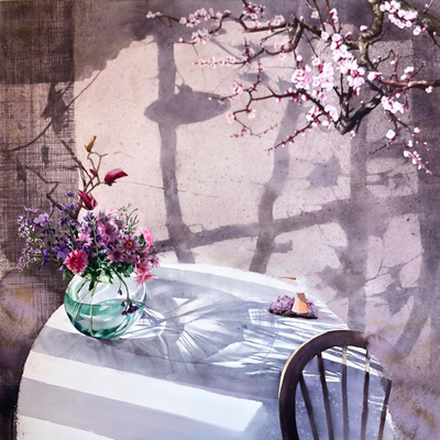  欧式静物油画贴图 