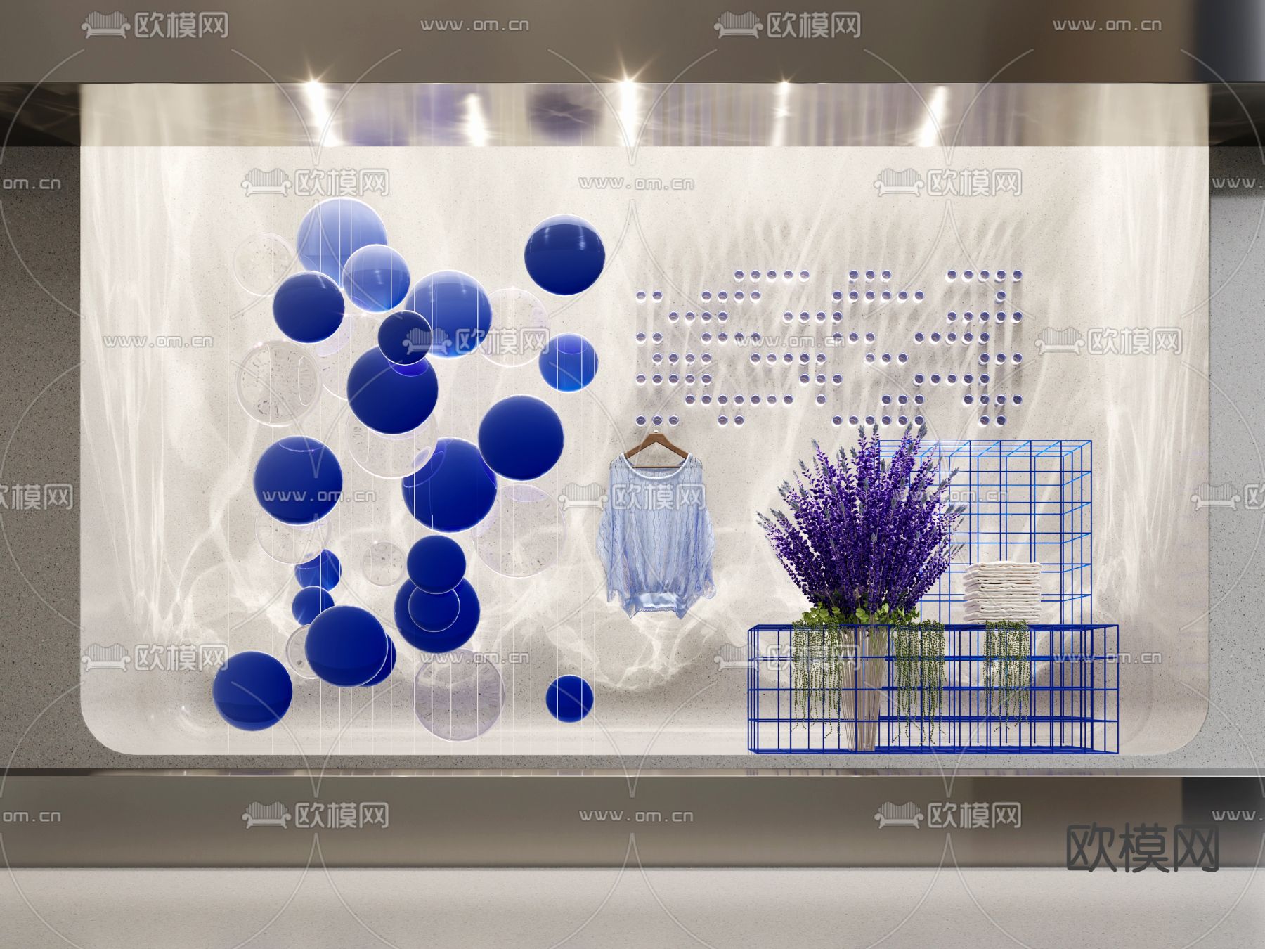 商场橱窗su模型下载（渲染图1）
