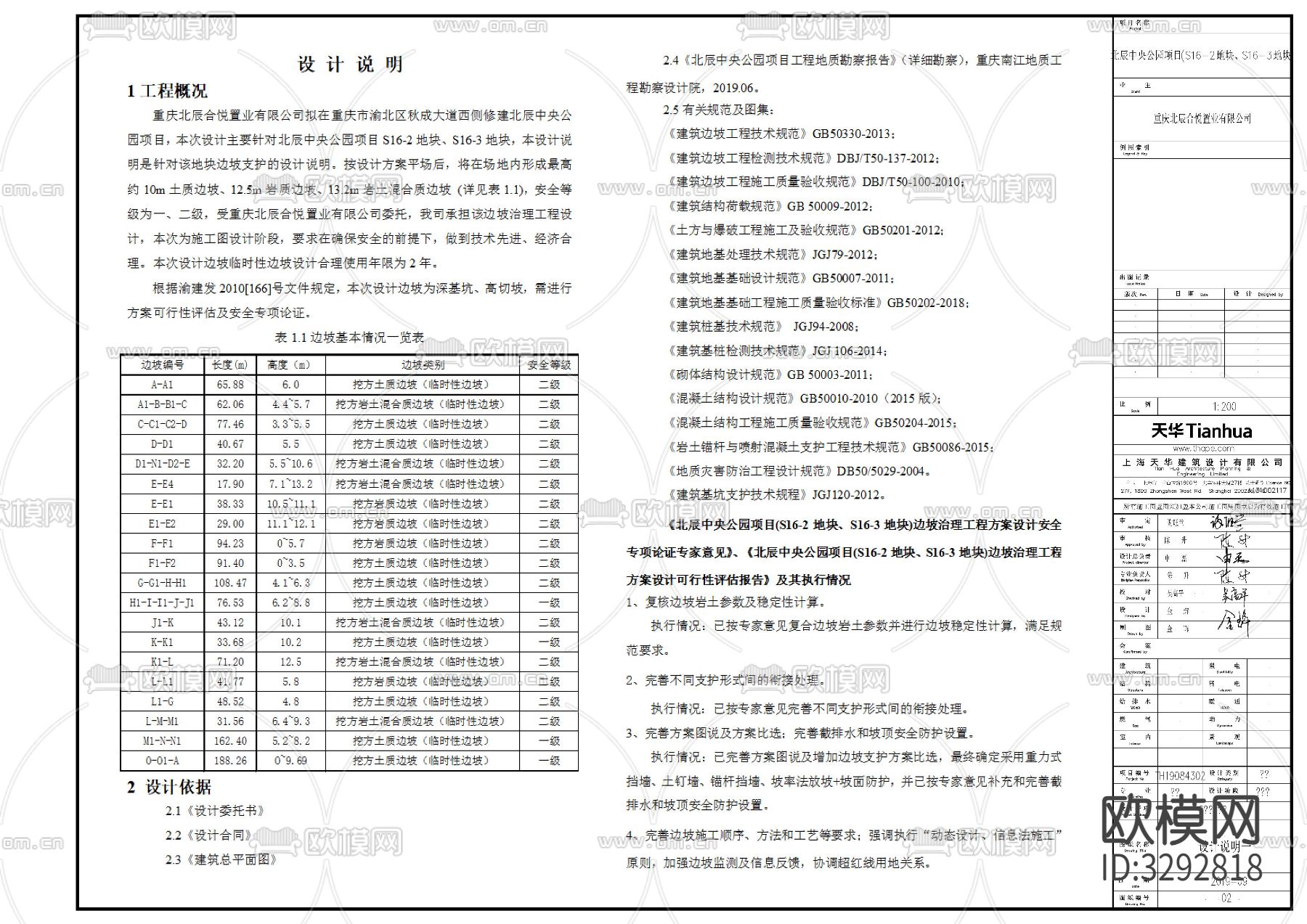 基坑边坡治理cad施工图下载（渲染图3）