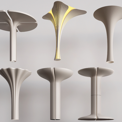  异形柱 造型柱 装饰柱 包柱 柱子su模型 