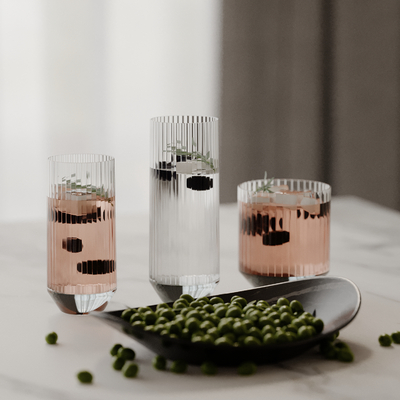  摆件 水杯 饮料su模型 