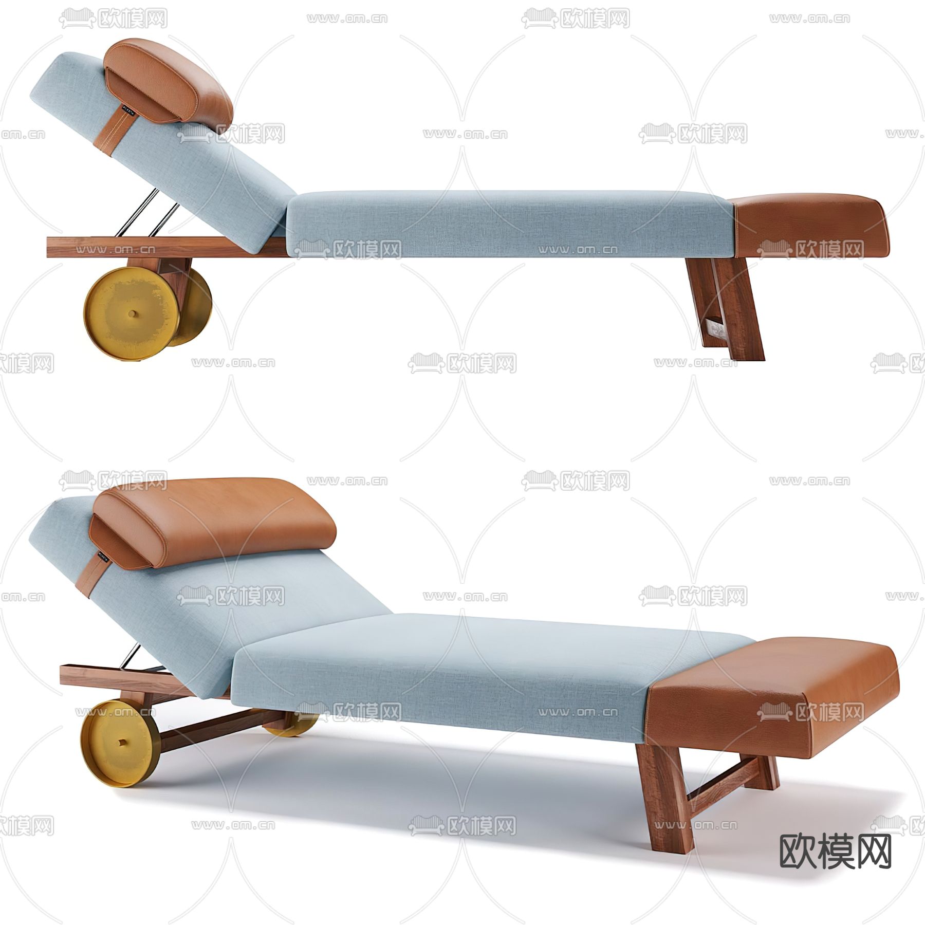 升降躺椅3d模型下载