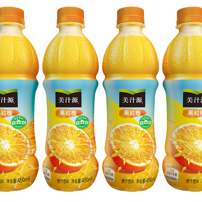  果粒橙饮料 汽水su模型 