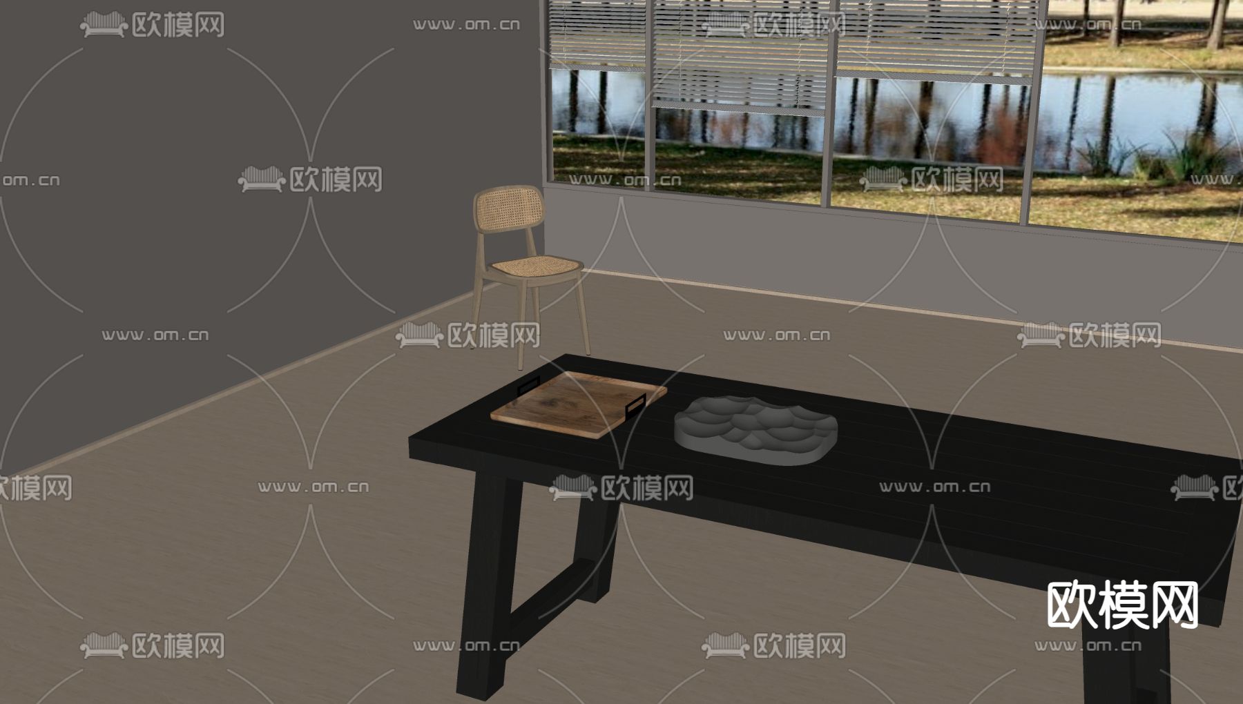 水杯 茶杯su模型下载（渲染图2）