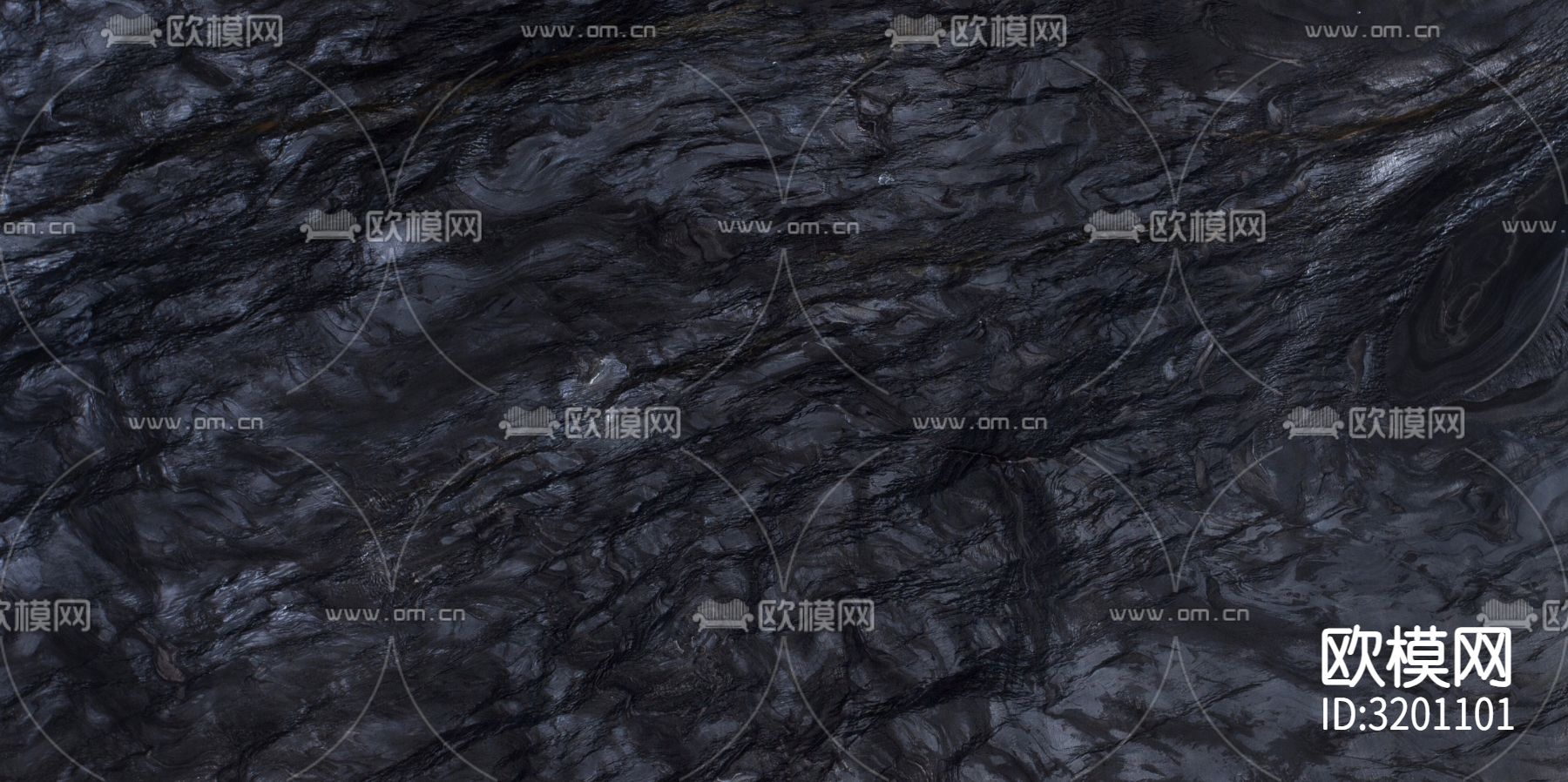 墨彩鎏金奢石贴图下载