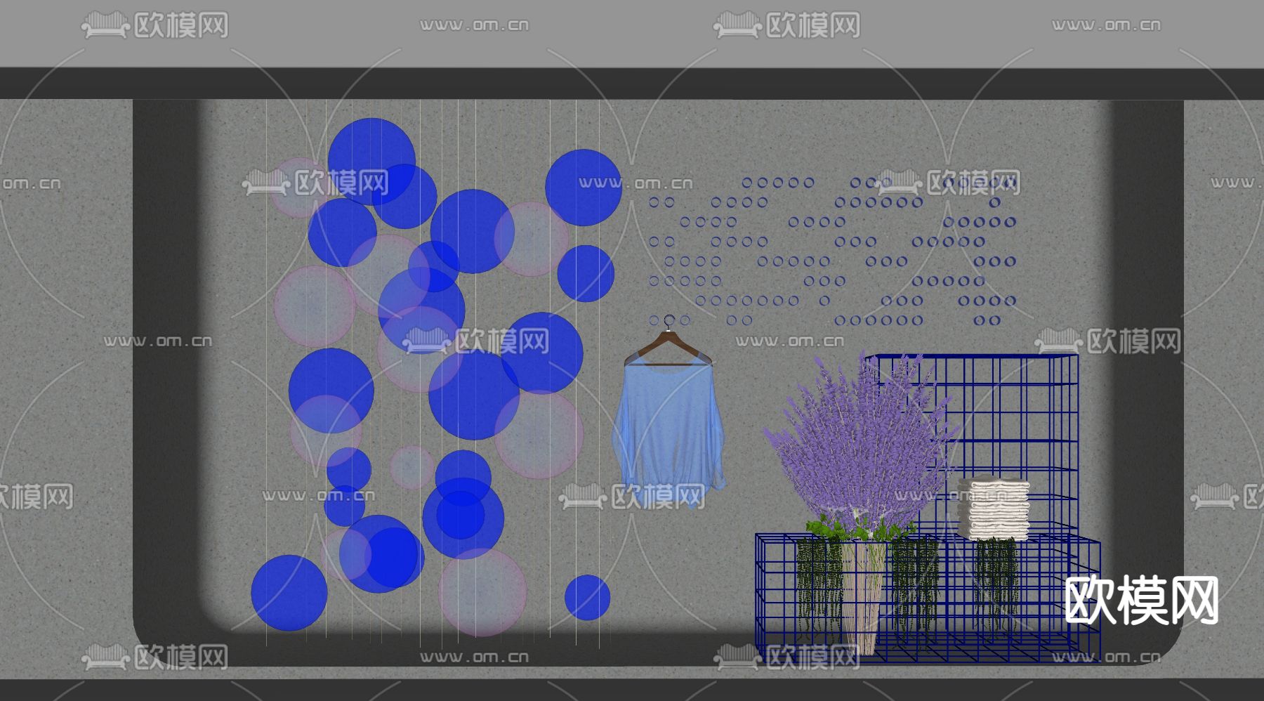 商场橱窗su模型下载（渲染图2）