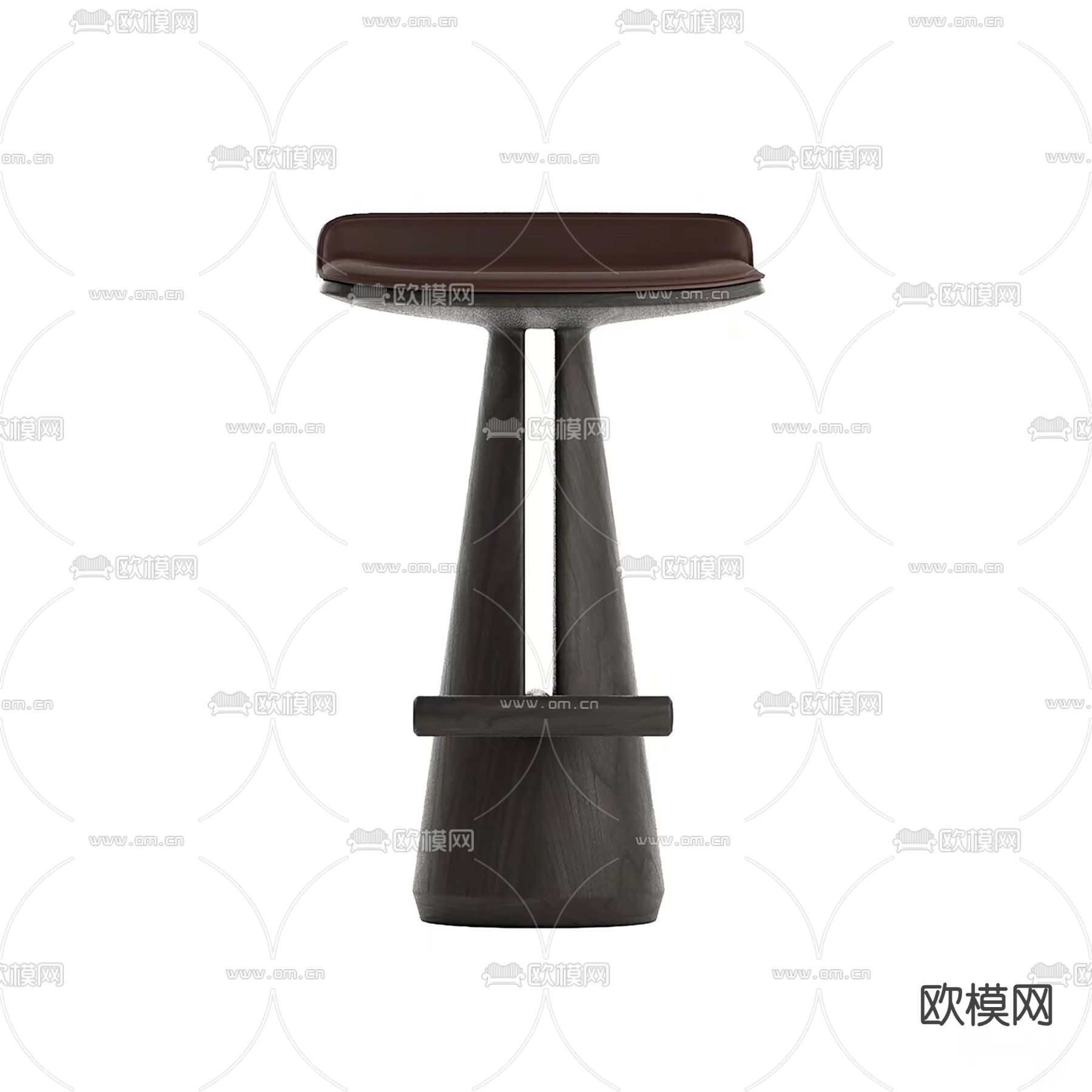 Lum吧台椅3d模型下载（渲染图1）